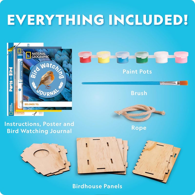 National Geographic Build Your Own Bird House DIY Kit - Image 2